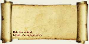 Jakov Kočić vizit kartica